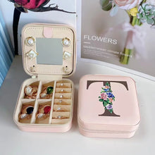 Load image into Gallery viewer, Flower Alphabet Jewellery Box
