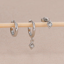 Load image into Gallery viewer, 3pcs Square Zircon Earring Set
