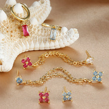 Load image into Gallery viewer, Birthstone Earrings Set 3pcs
