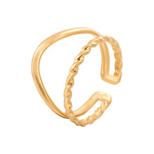 Load image into Gallery viewer, Double Layers Geometric Rings
