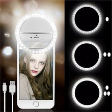 Load image into Gallery viewer, USB Charge Led Selfie Ring Light
