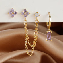 Load image into Gallery viewer, Birthstone Earrings Set 3pcs
