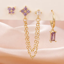 Load image into Gallery viewer, Birthstone Earrings Set 3pcs

