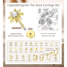 Load image into Gallery viewer, Single Earring Dainty Flat Back
