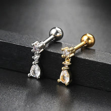 Load image into Gallery viewer, Stud Helix Tragus Lobe Hoop Earring Cartilage Ear Piercing Jewellery
