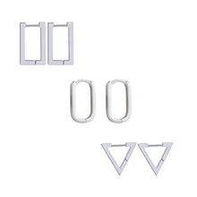 Load image into Gallery viewer, Set of 3 pairs of women&#39;s earrings
