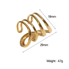 Load image into Gallery viewer, Irregular Four layer Ring
