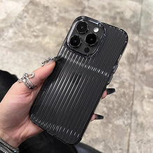 Load image into Gallery viewer, Transparent Phone Case For iPhone Corrugated Silicone Bumper Back Cover
