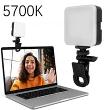 Load image into Gallery viewer, Mini LED Selfie Light Lamp with Clip Ring for IPad/IPhone Mobile Phone
