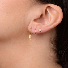 Load image into Gallery viewer, 3pcs Square Zircon Earring Set
