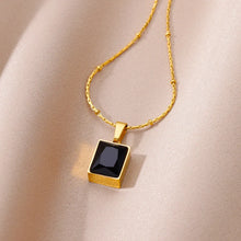 Load image into Gallery viewer, Square Zircon Necklace
