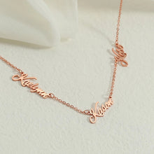 Load image into Gallery viewer, Multiple Name Necklace
