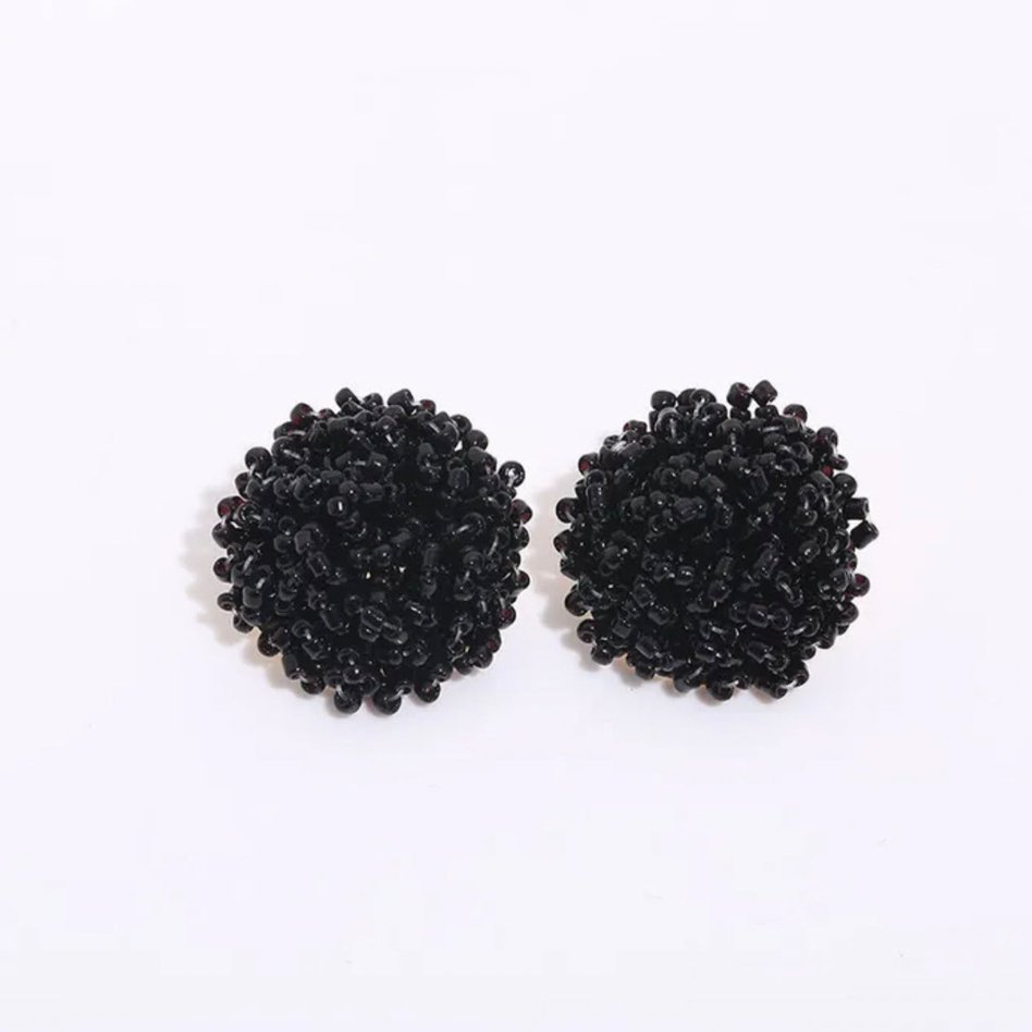 Pom Pom Earrings