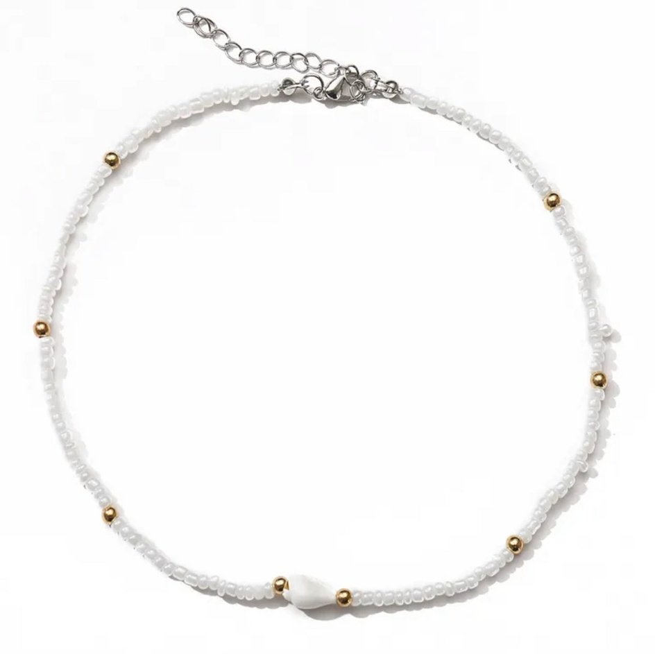 Beaded Shell Choker