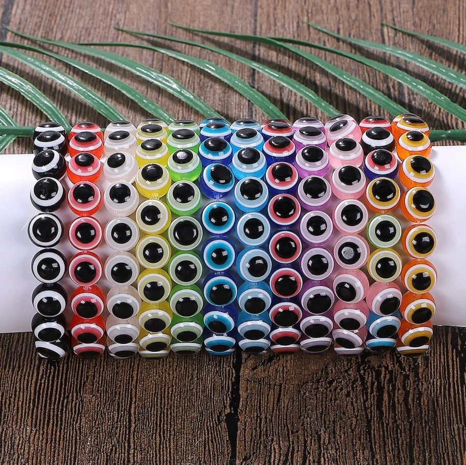 Handmade Resin Eye Bracelets