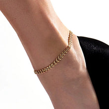 Load image into Gallery viewer, LEAF LUXE ANKLET
