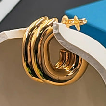 Load image into Gallery viewer, Open Luxe Hoops

