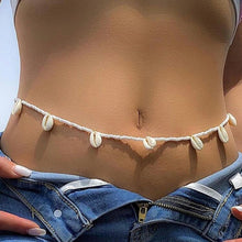 Load image into Gallery viewer, SHELL BELLY CHAIN
