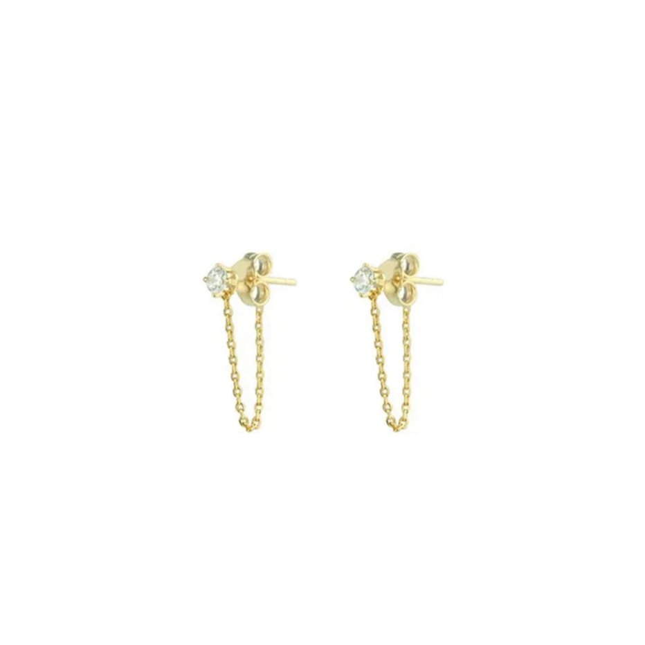 Hanging Diamanté Luxe Studs