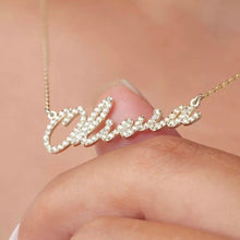 Load image into Gallery viewer, DIAMANTÉ NAME LUXE NECKLACE
