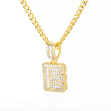Load image into Gallery viewer, CHUNKY DIAMANTÉ INITIAL LUXE NECKLACE
