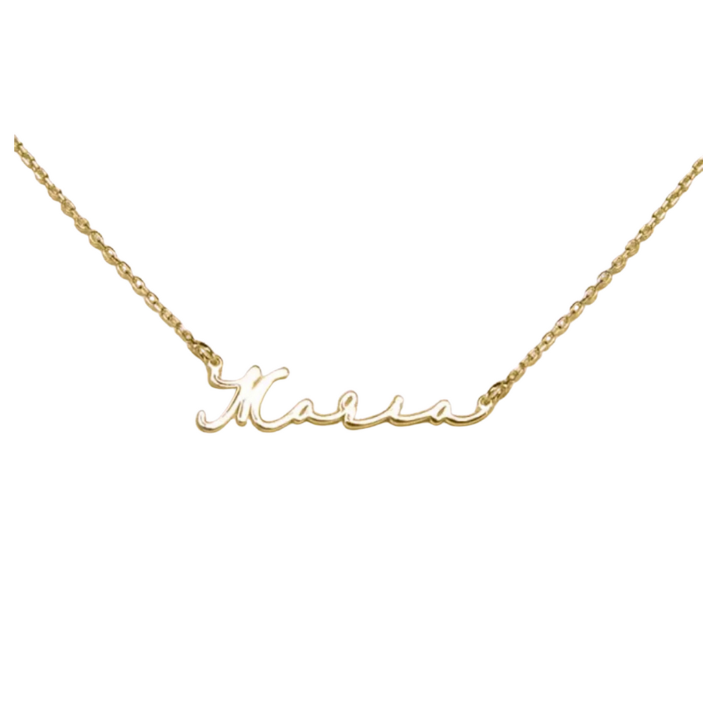 SCRIPT LUXE NAME NECKLACE