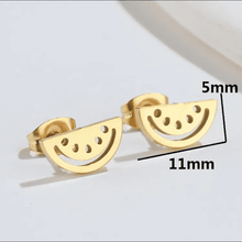 Load image into Gallery viewer, WATERMELON LUXE EARRINGS
