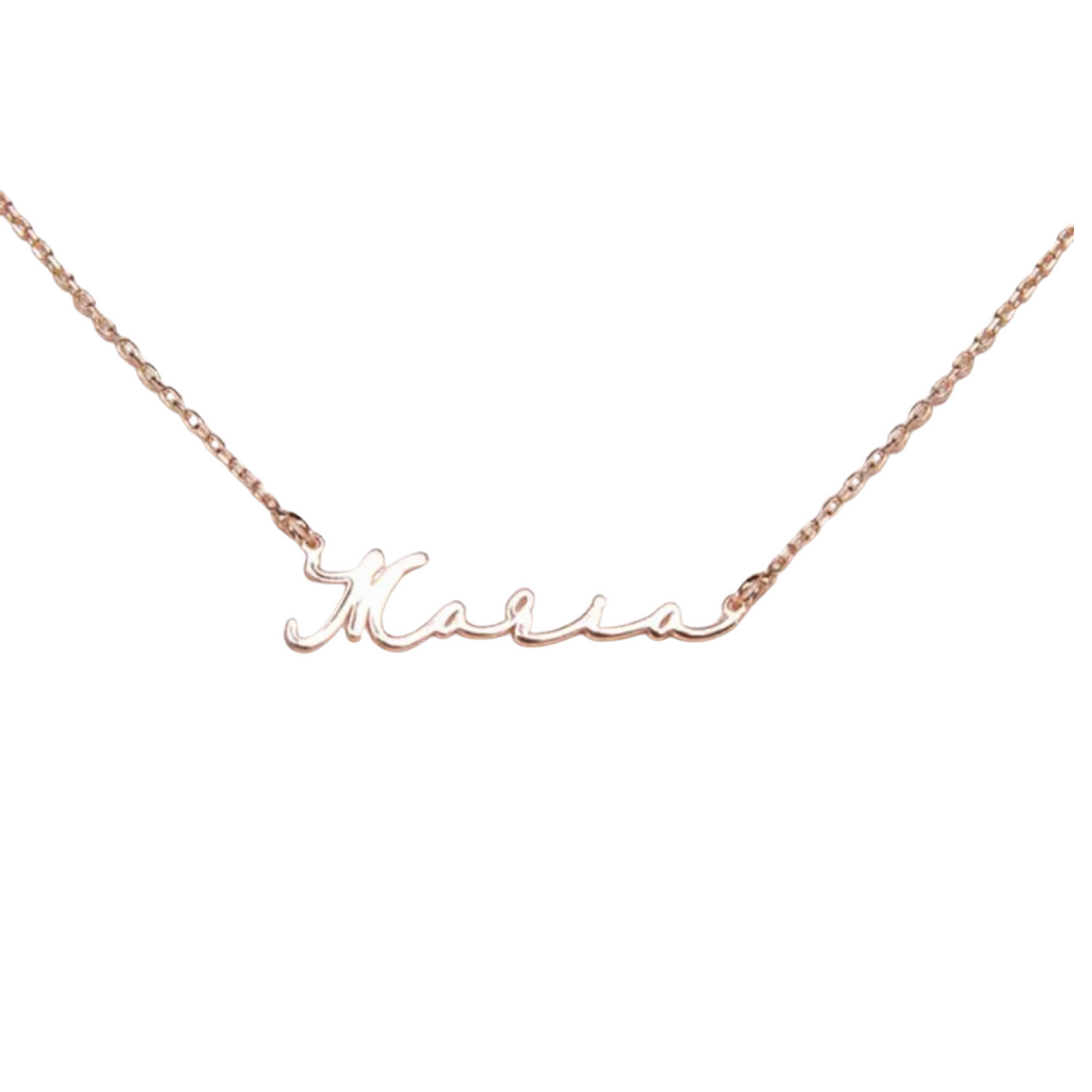 SCRIPT LUXE NAME NECKLACE