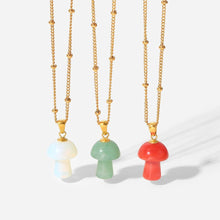 Load image into Gallery viewer, MUSHROOM LUXE NECKLACE
