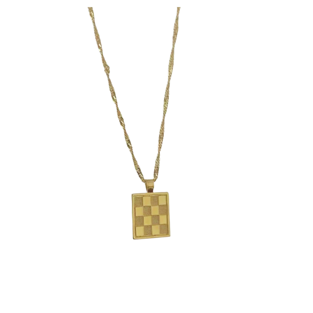 CHEQUERBOARD LUXE NECKLACE